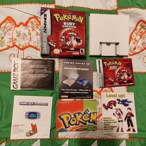 Pokemon GBA Ruby Version BOX ONLY